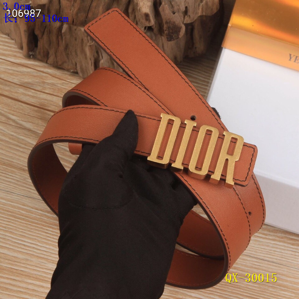 Dior Belts 3.0 Width 013